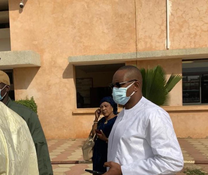 M. Lat Diop lors d'une visite institutionnelle à Guédiawaye
